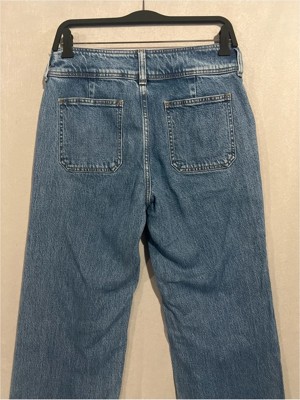 J.Crew Jean Women’s 26 Blue Slim Wide With Stacked Buttons Denim CH884